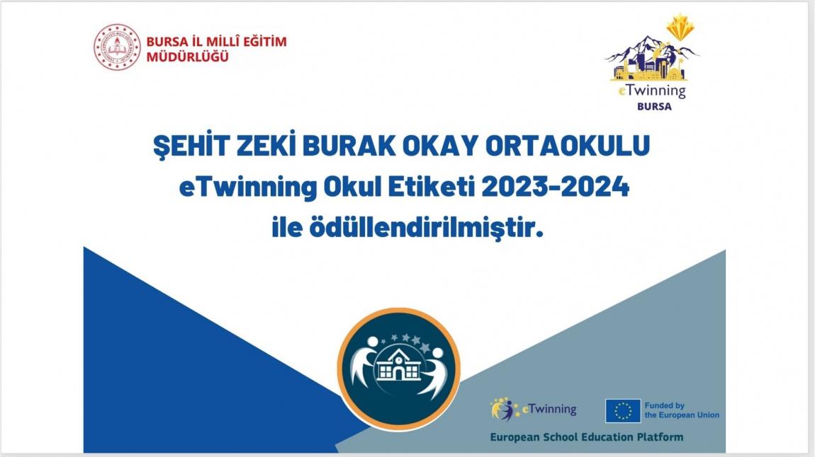 2023 - 2024 ETwinning Okul Etiketi Ile Ödüllendirildik - Şehit Zeki ...